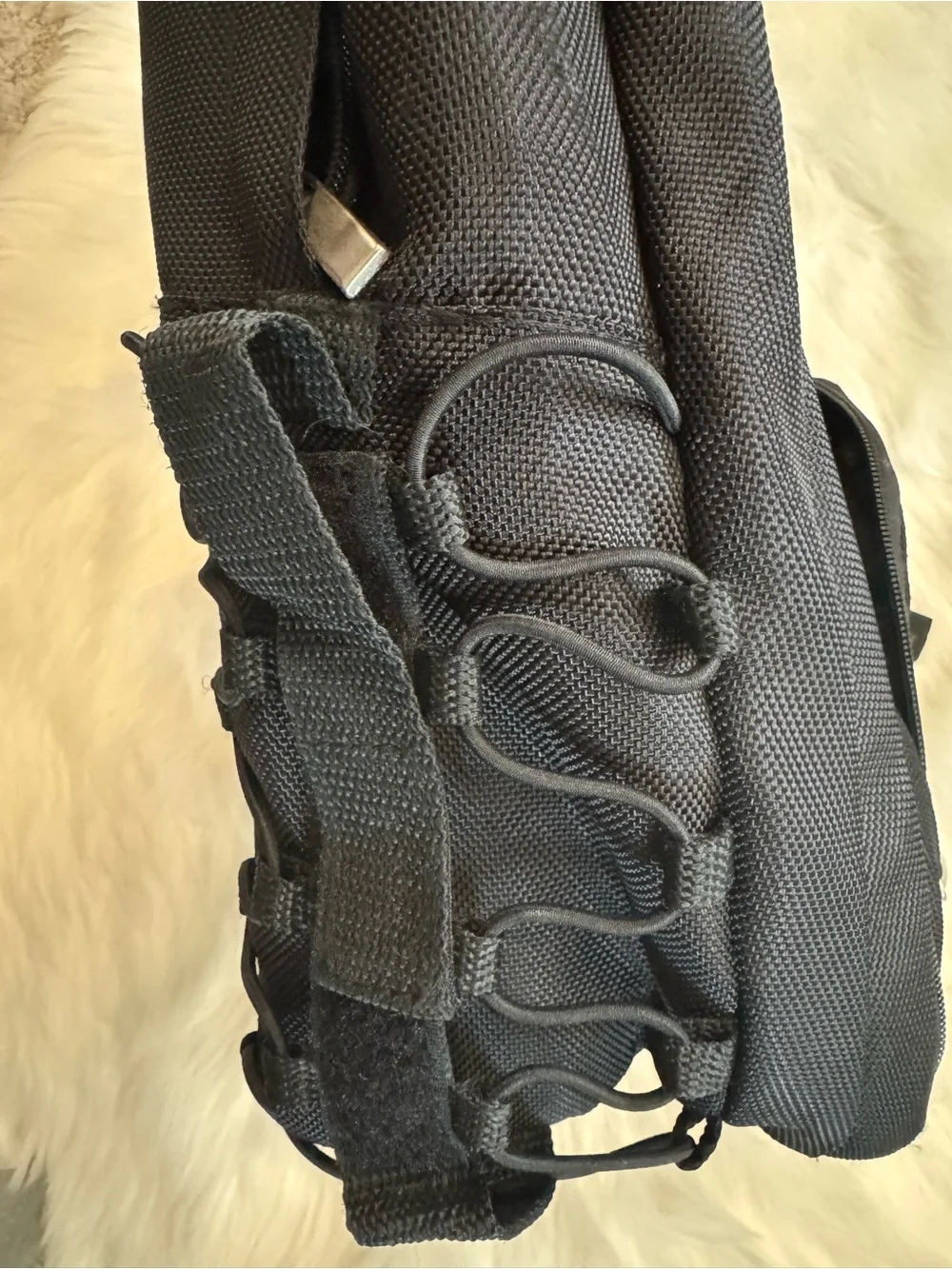 TaylorMade Black Golf Krusader Crest Commuter Travel Laptop Backpack EUC